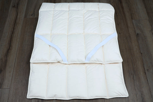 Unterbett kbA Baumwolle 70 x 140 cm (mit Spanngummis)