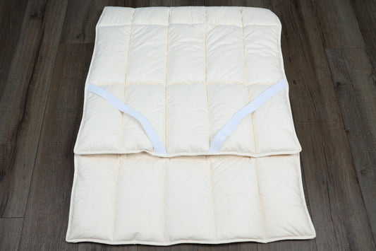 Unterbett Merinowolle kbT 70 x 140 cm (mit Spanngummis)