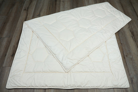Steppbett Tussah-Wildseide 80 x 80 cm